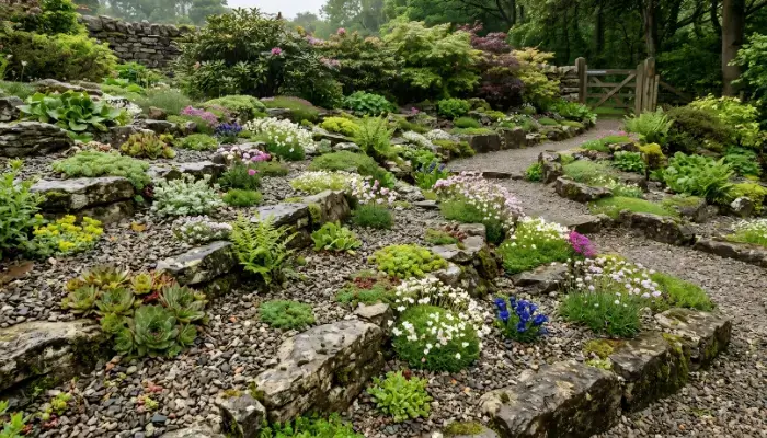 alpine rock garden